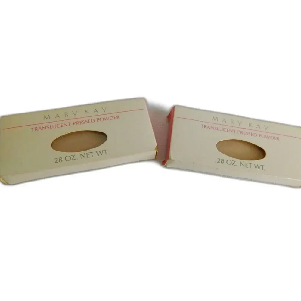 Vintage Mary Kay Translucent Pressed Powder Sheer Ivory #0036 SET OF 2